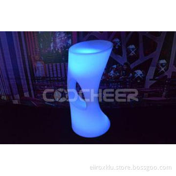 Rechargeable led light up stool For Nightclub , bar led lig